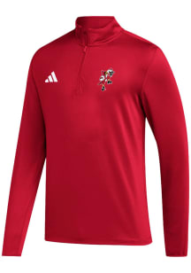 Adidas Louisville Cardinals Mens Red Golf Long Sleeve 1/4 Zip Pullover