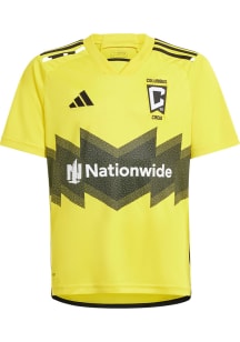 Adidas Columbus Crew Youth Yellow Home Soccer Jersey