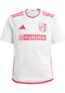 Adidas St Louis City SC Youth White Away Soccer Jersey