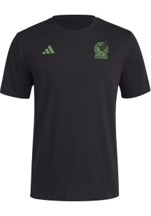 Adidas Mexico National Team Black Papel Picado Short Sleeve T Shirt