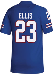 Mason Ellis  Adidas Kansas Jayhawks Blue Replica Name And Number Football Jersey