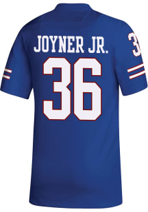 Patrick Joyner Jr  Adidas Kansas Jayhawks Blue Replica Name And Number Football Jersey