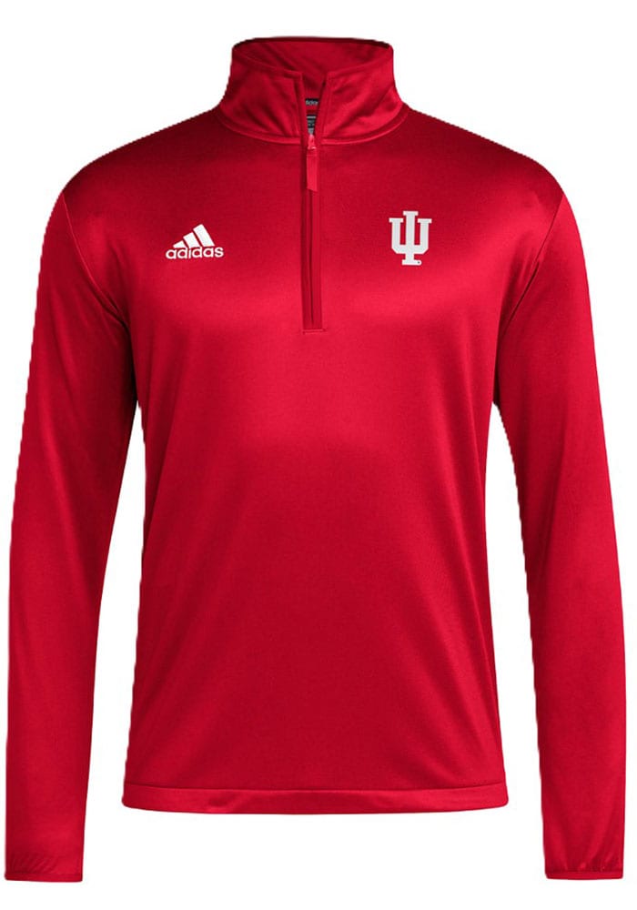 【入手困難☆TNT】赤　INDIANA HOOSIERS トレーナー　サイズM Adidas Indiana Hoosiers Mens CRIMSON Coach Pullover - 148502797