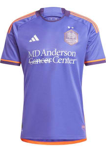 Houston Dynamo Mens Adidas Authentic Soccer Away Jersey - Purple