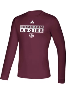 Adidas Texas A&amp;M Aggies Maroon Creator Long Sleeve T-Shirt