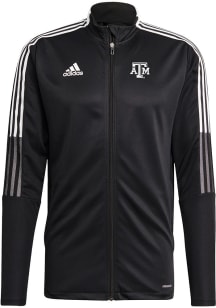 Adidas Texas A&amp;M Aggies Mens Black Tiro21 Track Jacket