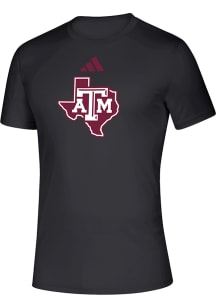 Adidas Texas A&amp;M Aggies Black Creator Short Sleeve T Shirt