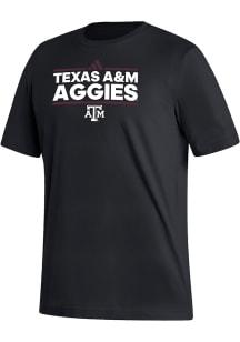 Adidas Texas A&amp;M Aggies Black Fresh Short Sleeve T Shirt