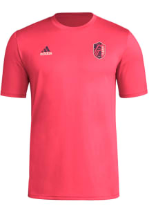 Adidas St Louis City SC Red Local Stoic Short Sleeve T Shirt