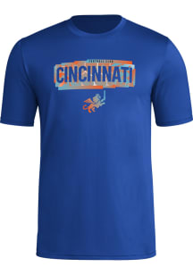 Adidas FC Cincinnati Blue Local Pop Short Sleeve T Shirt
