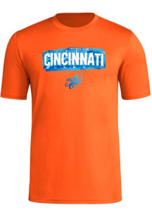 Adidas FC Cincinnati Orange Local Pop Short Sleeve T Shirt