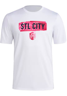 Adidas St Louis City SC White Local Pop Short Sleeve T Shirt