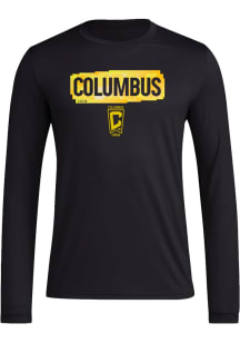 Adidas Columbus Crew Black Local Pop Long Sleeve T-Shirt