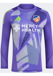 FC Cincinnati Mens Adidas Replica Soccer Tiro Goalkeeper Long Sleeve Jersey - Purple