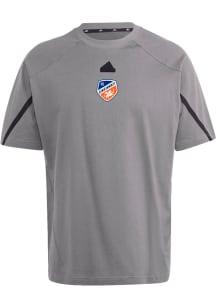 Adidas FC Cincinnati Grey Travel Short Sleeve T Shirt