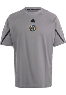 Adidas Philadelphia Union Grey Travel Short Sleeve T Shirt