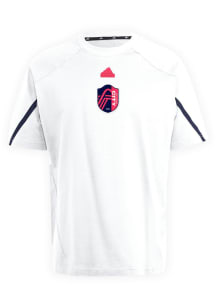 Adidas St Louis City SC White Travel Short Sleeve T Shirt