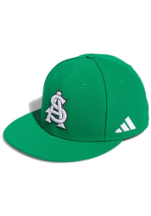 Adidas Arizona State Sun Devils Mens Green On Field Baseball Fitted Hat