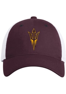 Adidas Arizona State Sun Devils Logo Slouch Trucker Adjustable Hat - Maroon
