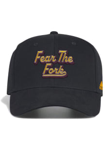 Adidas Arizona State Sun Devils Mens Black Unstructured Slogan Stretch Flex Hat