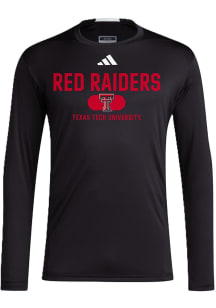 Adidas Texas Tech Red Raiders Black Designed 4 Training Long Sleeve T-Shirt