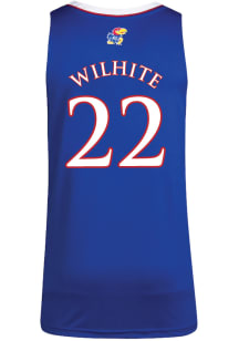 Dillon Wilhite  Adidas Kansas Jayhawks Blue Replica Name And Number Jersey