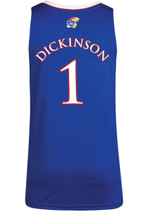 Hunter Dickinson  Adidas Kansas Jayhawks Blue Replica Name And Number Jersey