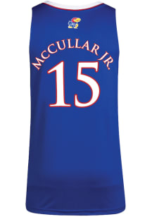 Kevin McCullar Jr  Adidas Kansas Jayhawks Blue Replica Name And Number Jersey
