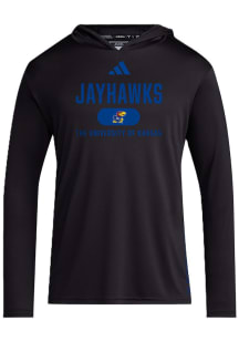 Adidas Kansas Jayhawks Mens Black Designed 4 Training Hood