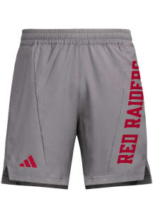 Adidas Texas Tech Red Raiders Mens Grey Designed 4 Training Shorts