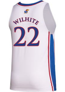 Dillon Wilhite  Adidas Kansas Jayhawks White Replica Name And Number Jersey