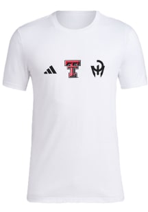 Patrick Mahomes # Texas Tech Red Raiders White Adidas House of Blend Short Sleeve T Shirt