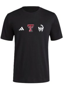 Patrick Mahomes # Texas Tech Red Raiders Black Adidas House of Blend Short Sleeve T Shirt