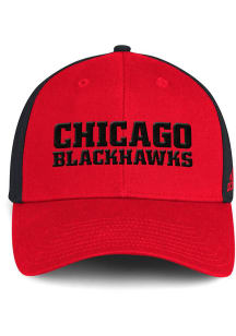 Adidas Chicago Blackhawks Structured Adjustable Hat - Red