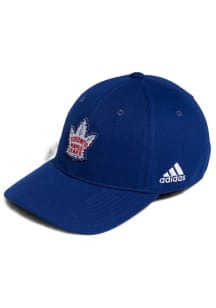 Adidas Toronto Maple Leafs Mens Blue Slouch Stretch Flex Hat