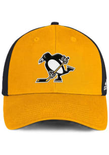 Adidas Pittsburgh Penguins Structured Adjustable Hat - Yellow