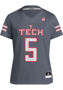 Patrick Mahomes  Adidas Texas Tech Red Raiders Womens Black Replica Football Jersey