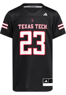 Adidas Texas Tech Red Raiders Youth Black Strategy Football Jersey