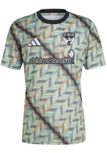 Adidas FC Dallas Mens Green Hispanic Celebration Pre-match Jersey