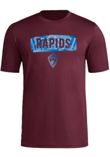 Adidas Colorado Rapids Maroon Local Pop Short Sleeve T Shirt