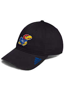 Adidas Kansas Jayhawks LR 209 Adjustable Hat - Black