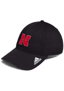 Adidas Nebraska Cornhuskers LR 209 Adjustable Hat - Black