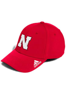 Adidas Nebraska Cornhuskers Mens Red LR 211 Flex Hat