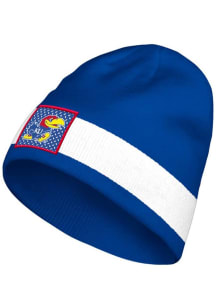 Adidas Kansas Jayhawks Blue LR 216 Mens Knit Hat