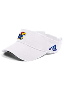 Adidas Kansas Jayhawks Mens White LR 217 Adjustable Visor