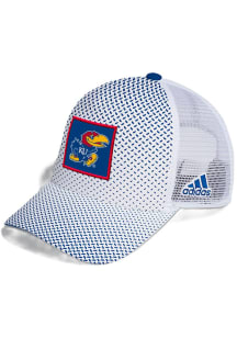 Adidas Kansas Jayhawks LR 219 Adjustable Hat - White