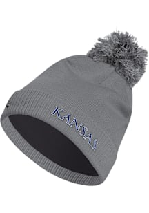 Adidas Kansas Jayhawks Grey Carryover 223 Mens Knit Hat