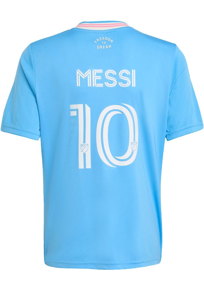 Lionel Messi Adidas Inter Miami CF Youth LIGHT BLUE Third Jersey