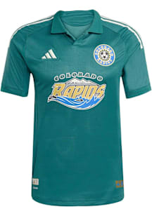 Colorado Rapids Mens Adidas Authentic Soccer Third Authentic Jersey - Green