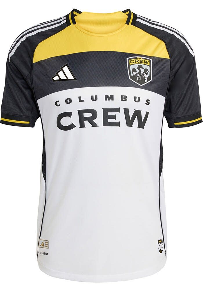 Columbus Crew Mens Adidas Authentic Soccer White Third Authentic